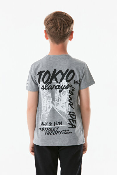 Fulla Moda Boy's T-Shirt - Crew Neck, Front and Back Printed