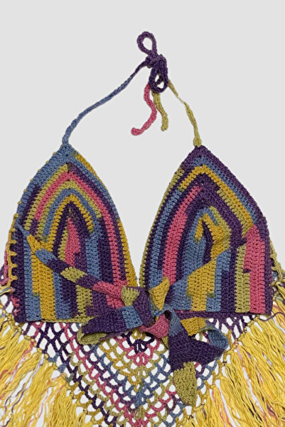 Uretti - Оригінал 5776 Ручна робота з бахромою, кроп-топ