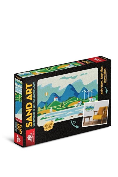DuyuMarket Sand Art Yetişkin Kum Boyama Seti - Manzara