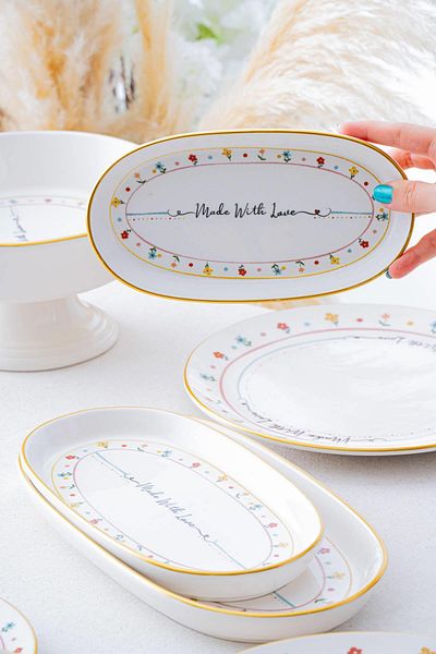 ACAR Livaldi 3 Piece Boat Plate Set
