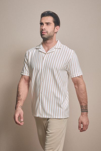 Fulla Moda قميص أساسي مخطط