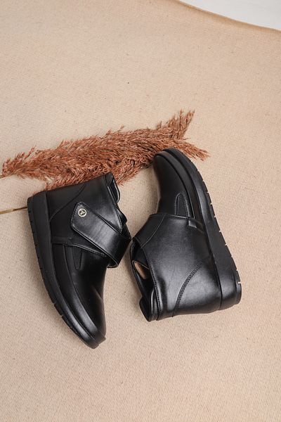 StWenn Heel Supported Velcro Mother Boots - Classic Daily Boots