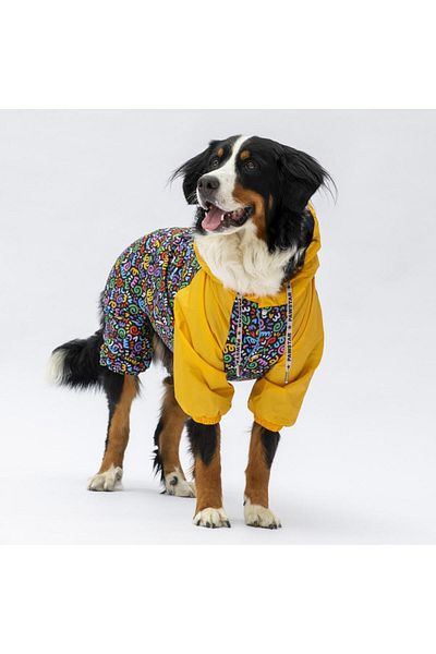 Pawstar Ferrara Large Breed Dog Jumpsuit Raincoat Dog Raincoat Dog Outfit Dog Dress