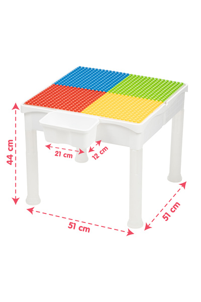 CREATİVE GAMES مجموعة الأنشطة الضخمة المكونة من 81 قطعة - متوافقة مع Legoduplo
