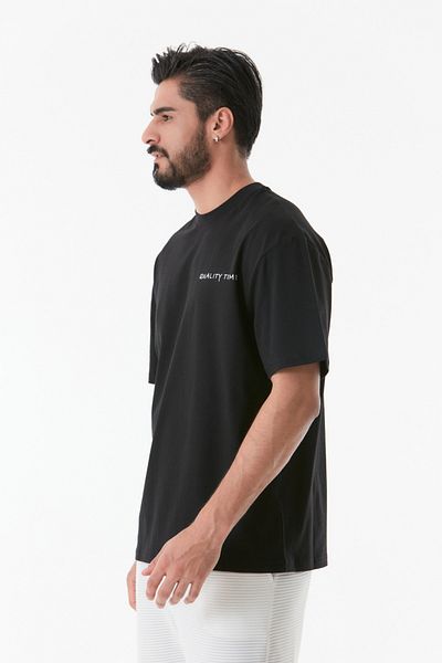 Fulla Moda Κείμενο εμπριμέ μπλουζάκι με λαιμόκοψη