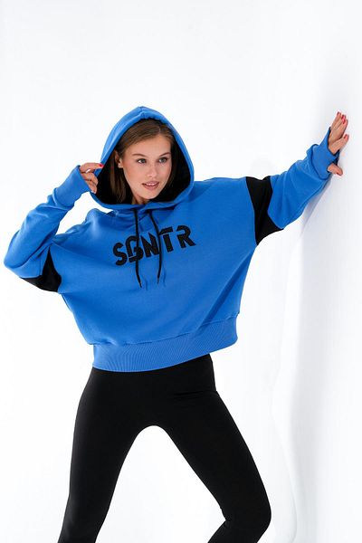Signature Style 724512 _Sweat oversize cu glugă pentru femei