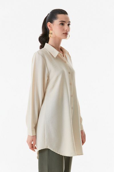 Fulla Moda Large Size Basic Long Sleeve Shirt