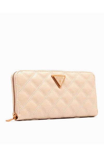 Guess Portofel mare cu logo Giully Leather Goods