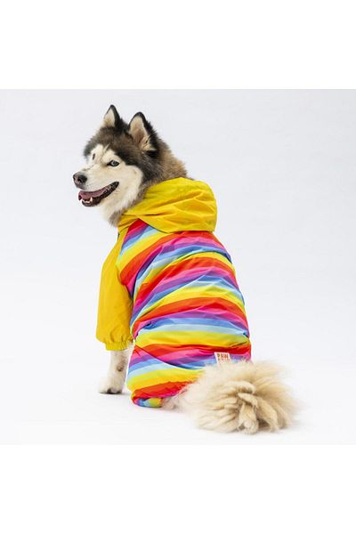 Pawstar Peru Large Breed Dog Jumpsuit Raincoat Dog Raincoat Dog Outfit Dog Dress