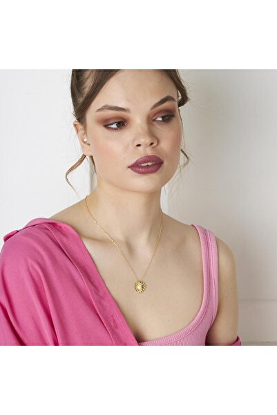 nevamkuyumculuk Ayçiçeği kolye