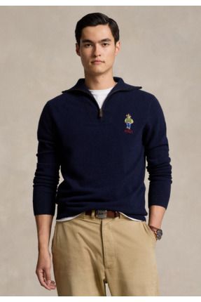 Ralph Lauren Polo Bear Wool Quarter Zip Jumper Fiyat Yorumlar Trendyol