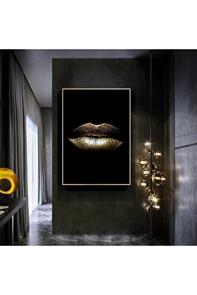 Limitless Design Tablou decorativ pe pânză cu imprimare HD Great Lips