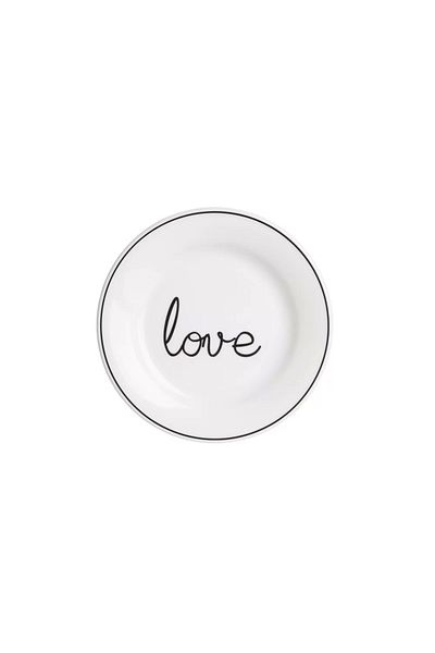 Porland Lfh Hope Love Dessert Plate - 17 Cm