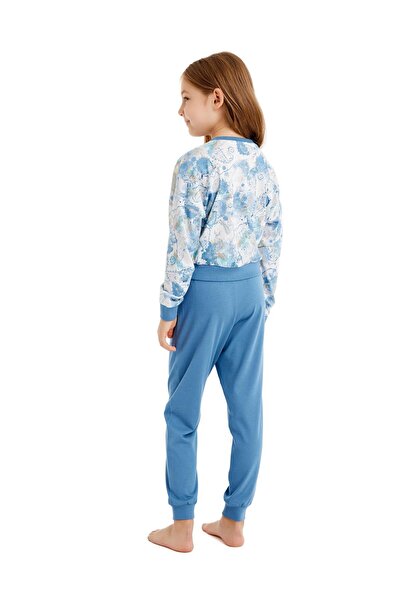 Blackspade Дівчачий синій піжамний комплект 51637