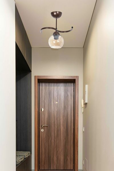 Modavize Fuji Living Room - Brown Single Chandelier - Kitchen and Bedroom - Honey Glass