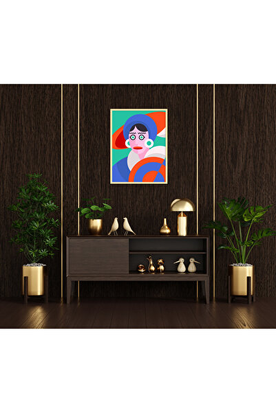 Limitless Design Tablou decorativ modern abstract cu femei, imprimat pe pânză HD