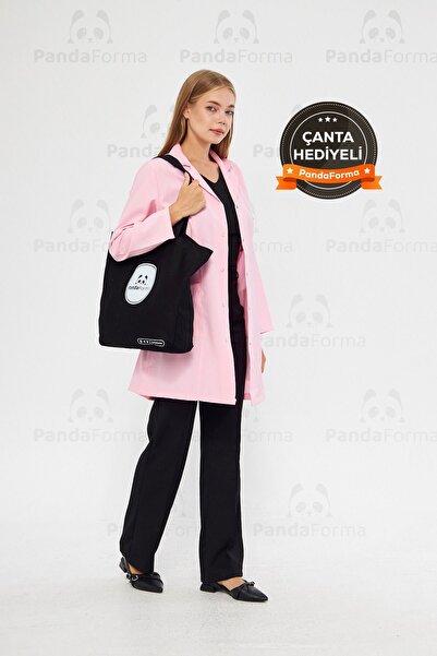 PandaForma مريلة عمل وردية وحقيبة ملابس عمل - هدية