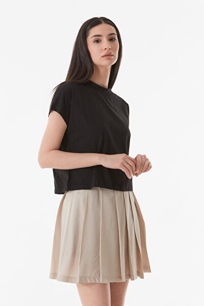 Fulla Moda Basic Crew Neck Oversize T-Shirt