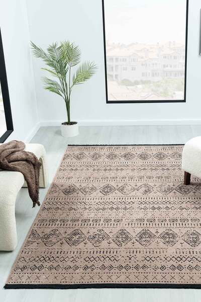 Prestige Halı Eko Bej Salon Oturma Odasi Çocuk Odasi Yatak Odasi Halisi EKO354