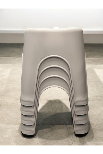 Funny Life Rio Kaymaz Royal Banyo Taburesi 4'lü Set