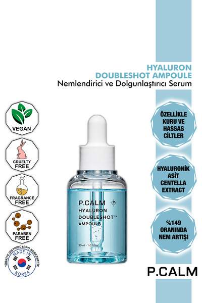 P Calm P.calm Hyaluronik Asit Ve Centella Içeren Nemlendirici, Dolgunlaştırıc...