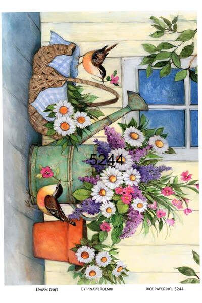 LİNEART Lineart Pirinç Dekopaj Kağıdı 29X42 No:L5244