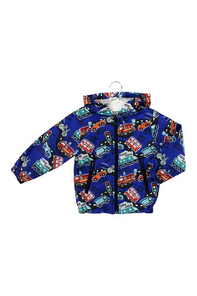 Babexi Boy's Zippered Raincoat with Pocket 5-8 Years