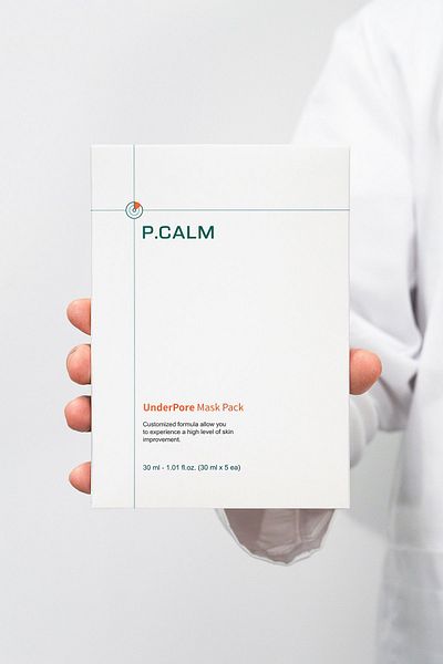 P Calm Bha - Calming and Brightening Anti-Blackhead Underpore Mask with Tea Tree and Centella