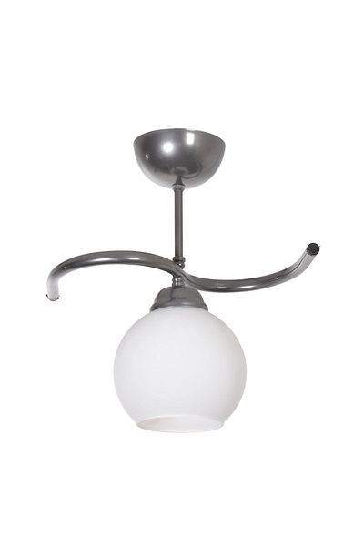 Modavize Fuji Living Room - Gray White Glass Single Chandelier - Kitchen and Bedroom - Hall