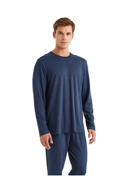 Blackspade Ανδρικό σετ πιτζάμες Navy Blue 40573