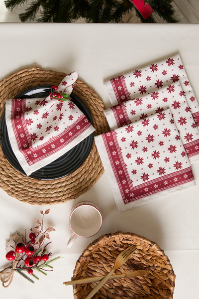 AYSHOME Ays Home 4-х комплект серветок з ефектом картену (4 шт.)