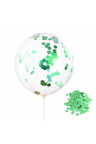 Organizasyon Pazarı Confetti Balloon Set 10 Pieces Transparent Balloon + Ball...