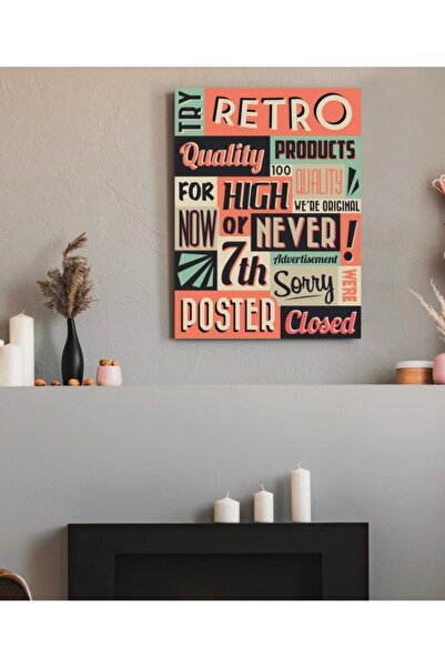 Limitless Design Dekorativna vintage zidna HD print slika na platnu