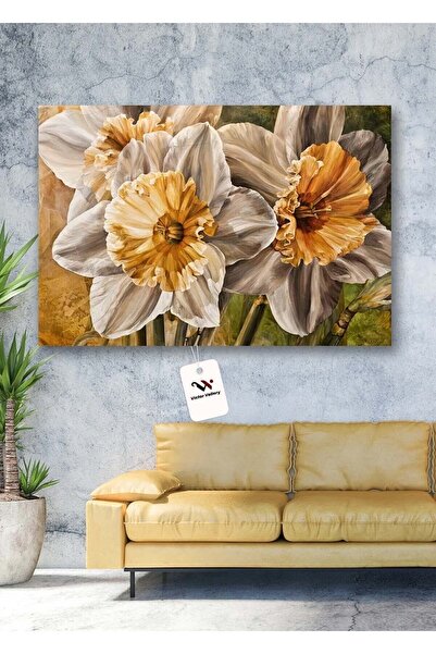Limitless Design Tablou pe pânză cu imprimare HD Golden Flower
