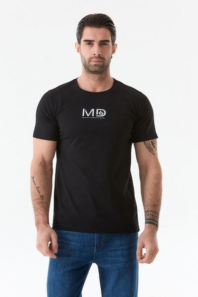 Fulla Moda Μπλουζάκι με στάμπα με λαιμόκοψη