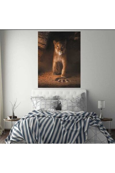 Limitless Design Tablou decorativ pe pânză cu imprimare HD Little Lion King