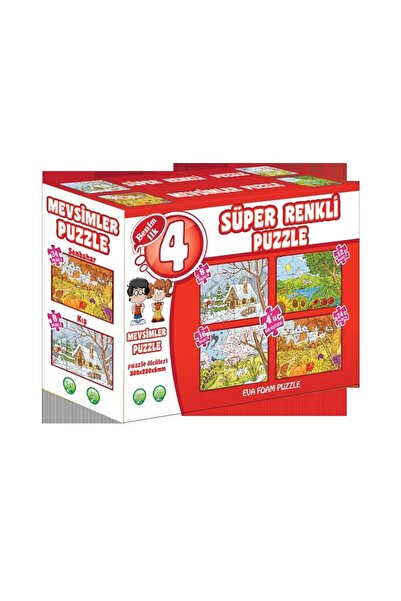 DuyuMarket Mevsimler Süper Renkli Puzzle