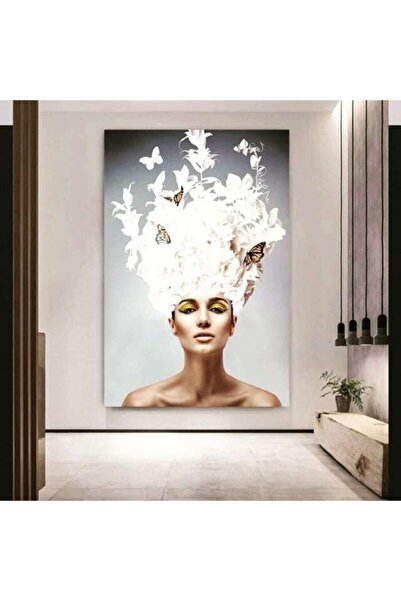 Limitless Design Tablou decorativ pe pânză cu imprimare HD Femei cu flori