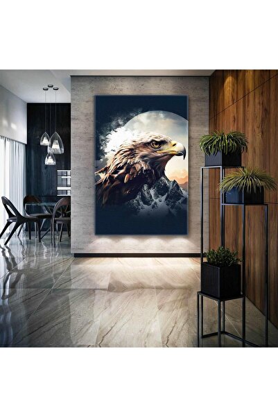 gurbaart Asil Kartal Dağlar ve Gökyüzü Karizmatik Kuş Dikey Yüksek Kalite Bas...