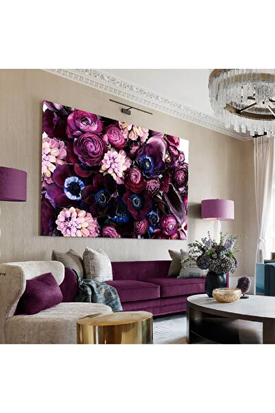 Limitless Design Abstract&Flower Combination Hd Print Canvas Painting Harikab...