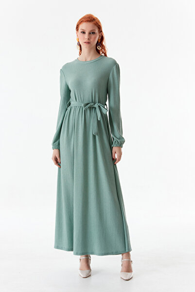 Fulla Moda Φόρεμα με ζώνη Fullamodest Wrinkled Fabric