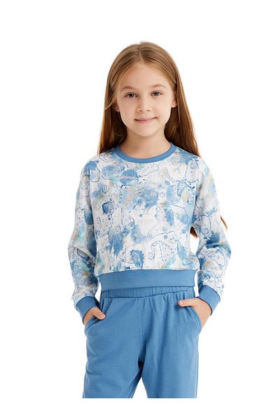 Blackspade Girl's Blue Pajama Set 51637
