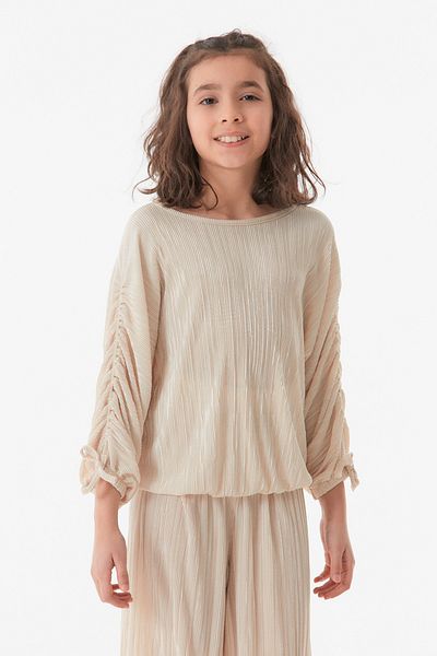 Fulla Moda Corded Crew Neck Girl's Suit