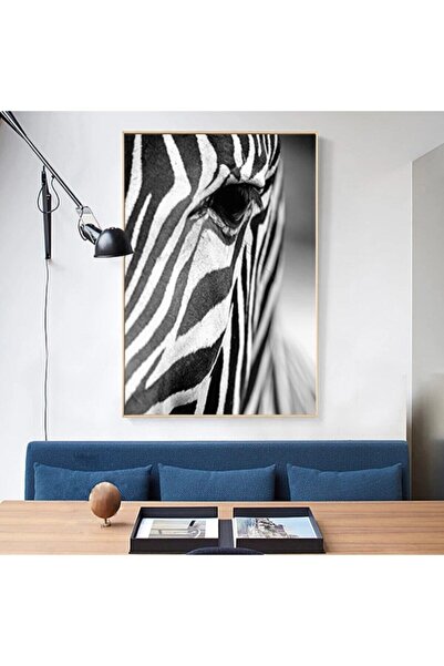 gurbaart Dekoratif Zebra HD Baskı Kanvas Tablo HD Dijital Baskı Dikey kanvas ...