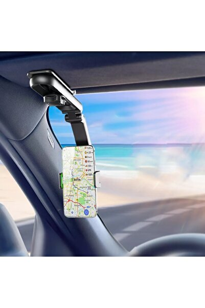 Coverzone Araç İçi Telefon Tutucu  Araç Güneşlik Montaj İster Selfie Çubuğu İ...