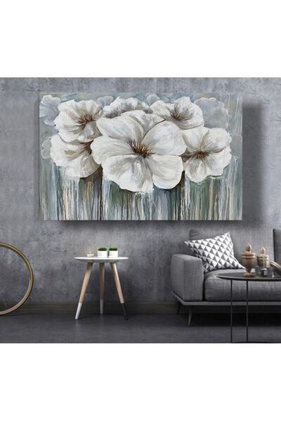 Limitless Design Tablou modern cu flori pe pânză, cu Smiley
