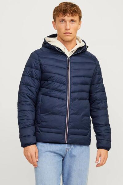 Jack & Jones 12258441 Jjesprınt Puffer Hood Noos Men's Puffer Jacket