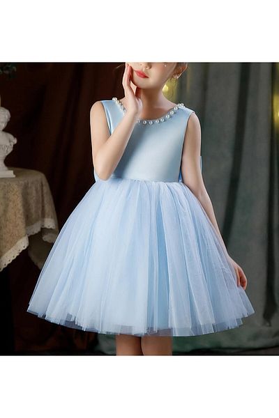 nsmkidslife Rochie cu perle cu rever pentru fete Modelul nostru violet Ziua de naștere Rochie de seară de sărbătoare de absolvire