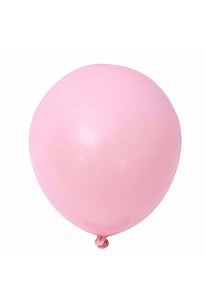 Organizasyon Pazarı 12 Inch Light Pink - Baby Pink Color 25 Pieces Pastel Decoration Balloons