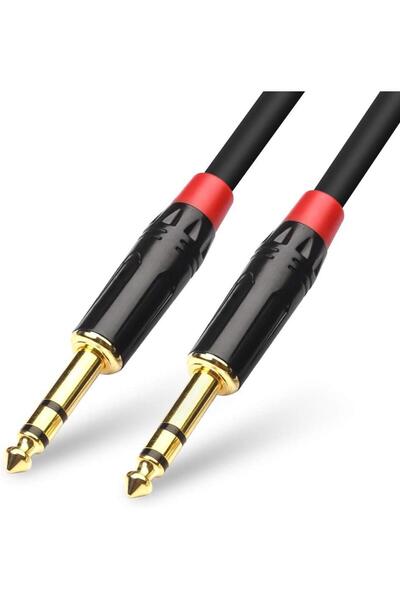 YKA 6.3 mm Trs Stereo Erkek-Erkek Kablo 2 metre